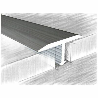 Порог алюминиевый 318-618М Дуб снежный 2,7м (Беларусь) в Борисове