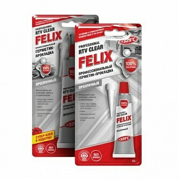 Герметик-прокладка FELIX прозрачный 32г (Россия)