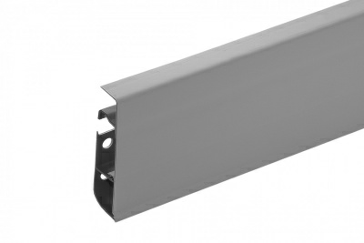 Плинтус напольный Cezar Hi Line Prestige М088 Серый Матовый 2,5м (Польша) в Борисове