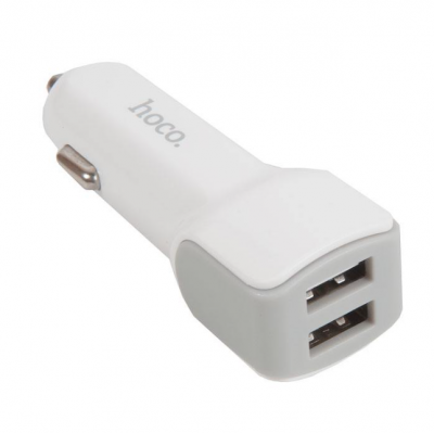 Автомобильное зарядное устройство hoco Z23 двойной порт 2.4А (Китай)