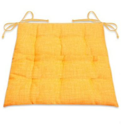 Подушка для сидения Фальсо 42см*42см 4 желтая (Беларусь)