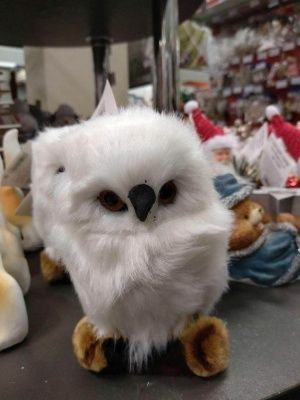 Новогоднее украшение Сова 10 см (Китай) Новогоднее украшение Сова 10 см (Китай)