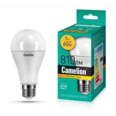Лампа светодиодная Camelion  LEDRB/9-A60/830/E27 (Китай) Лампа светодиодная Camelion  LEDRB/9-A60/830/E27 (Китай)