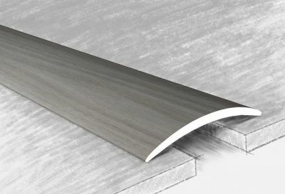 Порог алюминиевый 110-618М Дуб снежный 2,7м (Беларусь) в Борисове