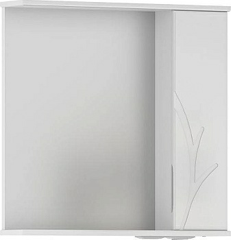 Шкаф-зеркало Adel 70 правое с полочкой и подсветкой (Россия)