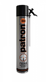 Пена монтажная бытовая PATRON калибр 30 всесезонная 555 мл