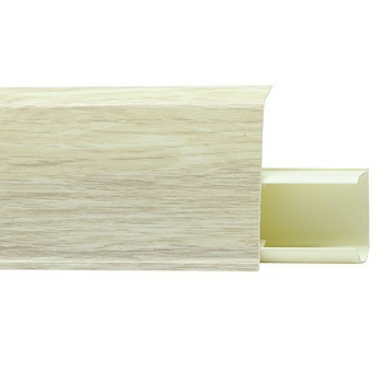 Плинтус ПВХ с съемной панелью TERA 72мм 734 Себаста 2,2м (Россия) в Борисове