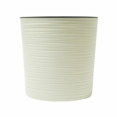 Кашпо пластмассовое Malwa кремовое 19 см (Польша)