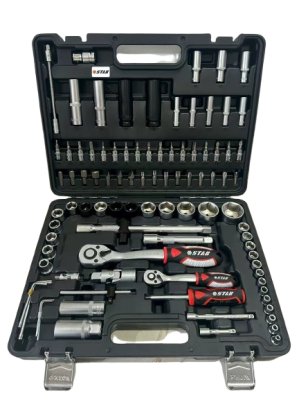 Набор торцевых головок 1/4" и 1/2" 94 предмета STAB (Тайвань)