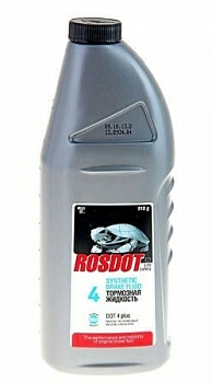Тормозная жидкость ROSDOT 4, 910гр (Россия)