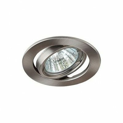 Точечный светильник ЭРА ST2A SN (сатин/никель) MR16 12/220V 50W поворотный (Китай) Точечный светильник ЭРА ST2A SN (сатин/никель) MR16 12/220V 50W поворотный (Китай)