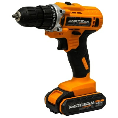 Дрель-шуруповерт аккумуляторная PARTISAN AD-18.2 (Китай) 