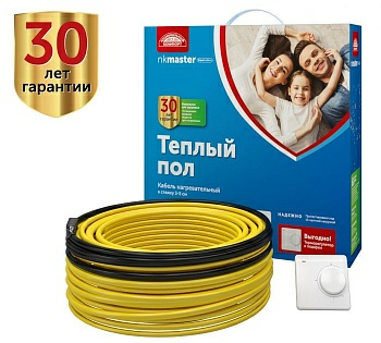 Кабель нагревательный Национальный комфорт БНК Мастер с терморегулятором (Россия) Кабель нагревательный Национальный комфорт БНК Мастер с терморегулятором (Россия)