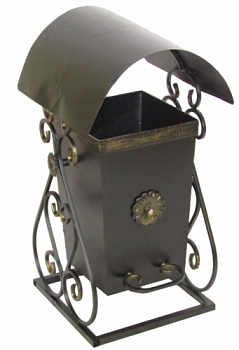 Урна уличная № 16 с крышей (Беларусь)