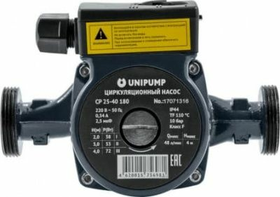 Циркуляционный насос Unipump CP 25-60 180 (Китай)