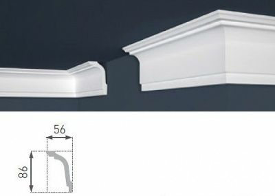 Плинтус потолочный Exclusive E-33(а),(Польша).