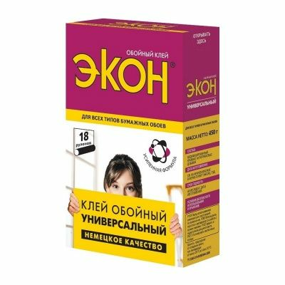 Клей обойный hk"ЭКОН универсальный" 450 грамм (Россия) Клей обойный hk"ЭКОН универсальный" 450 грамм (Россия)