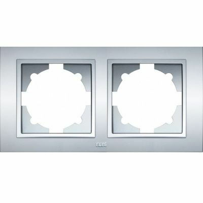 Рамка Zena 2-местная серая (Турция)