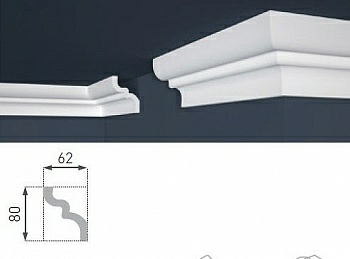 Плинтус потолочный Exclusive E-9,(Польша).