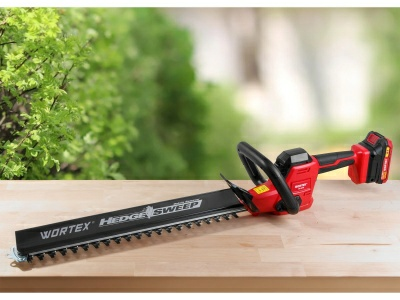 Аккумуляторный кусторез WORTEX DB 5018 ALL1 XLT SET с акб и зу, 18В, 500 мм, шаг 17 мм (Китай)