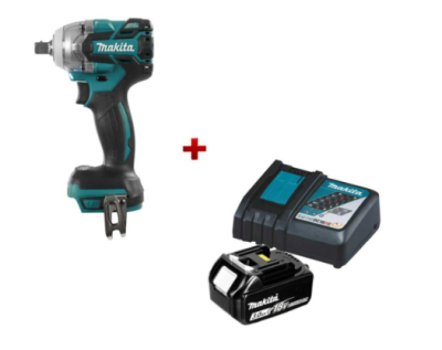 Аккумуляторный ударный гайковерт MAKITA DTW 285 Z + АКЦИЯ АКБ BL1830 и ЗУ DC18RC (Китай)
