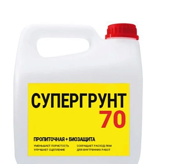 Акриловая грунтовка СУПЕРГРУНТ 70 SUPER DECOR под резиновую краску (Россия) в Борисове