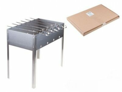 Мангал сборный «Эконом» с шампурами (400х250х400) PERFECTO LINEA, арт.47-750063 (Россия) Мангал сборный «Эконом» с шампурами (400х250х400) PERFECTO LINEA, арт.47-750063 (Россия)