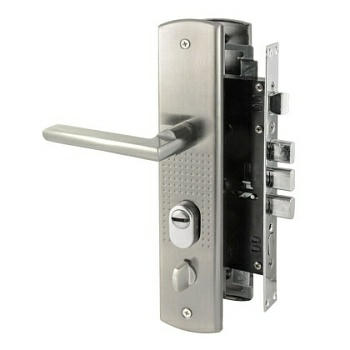 Замок врезной N200 (108)-68 мм Правый матовый никель (Россия)