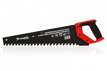 Ножовка по пенобетону 500мм, защитное покрытие, твердосплавные напайки на зубьях (Россия) Ножовка по пенобетону 500мм, защитное покрытие, твердосплавные напайки на зубьях (Россия)