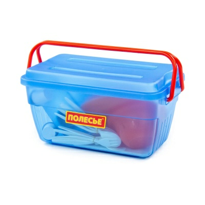 Набор посуды для пикника №4 на 6 персон 49 элементов (Беларусь) 