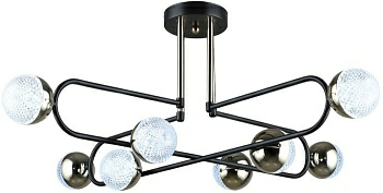 Светильник потолочный С N5497/8 кофе золото (Китай)