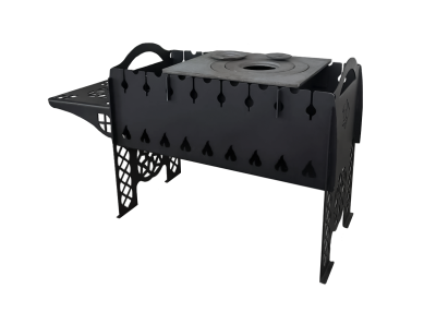Мангал разборный с чугунной плитой П1-3 (Беларусь)