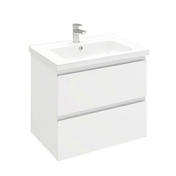 Тумба подвесная ELECTRA 70 УЛЬТРА белый глянец под умывальник Creavit Ideal 70 (Беларусь)