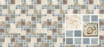 Панель ПВХ Мозаика "Морской бриз" 955*480мм 