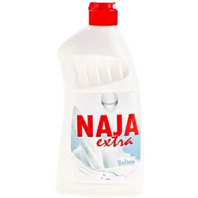 Средство для мытья посуды «Naja» Extra Balsam 1л (Польша) Средство для мытья посуды «Naja» Extra Balsam 1л (Польша)