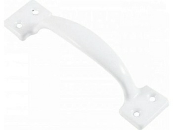 Ручка-скоба 70 мм цельнотянутая, белая (Россия)