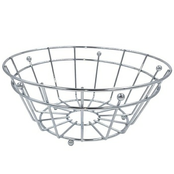 Корзина для фруктов из стали с хромовым покрытием, DomiNado W3212 (Россия)