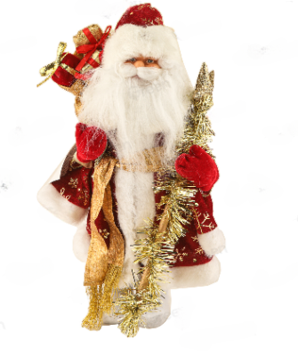 Новогодний сувенир "Дед Мороз" 30 см 600229 (Китай)