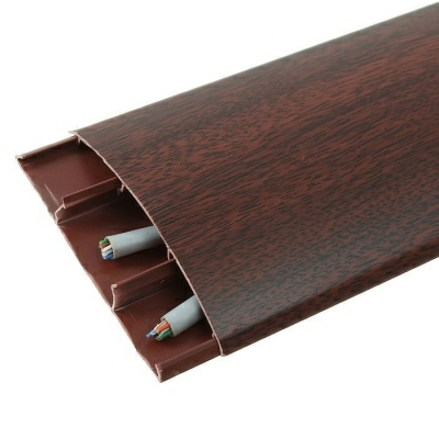 Наличник с кабель-каналом 70мм 2,2м "Идеал" Махагон (Россия)