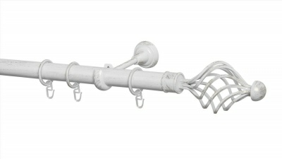 Карниз 16мм однорядный Белое Золото гладкий 2,0м (Китай)