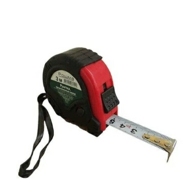 Рулетка Ромша 3 м*16мм прорезиненный корпус (Китай)