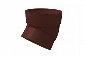 Колено трубы 120/87 мм 45 градусов ПВХ Grand Line (Россия)