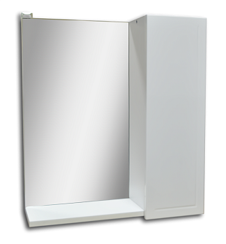 Шкаф-зеркало Гамма 09Ф8 правый (Беларусь)