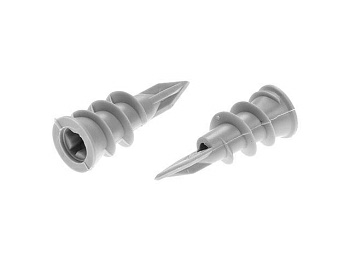 Дюбель для гипсокартона DRIVA пластмассовый сверло в зип-локе STARFIX (Россия)