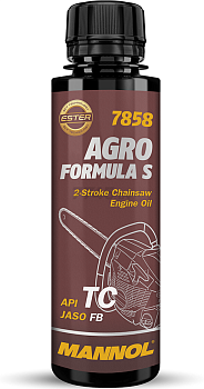 Масло моторное для двухтактных двигателей синтетическое MANNOL 7858  Agro Formula PET S ESTER 250 мл (Литва)