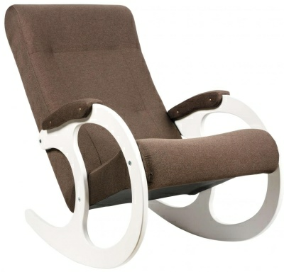 Кресло-качалка Бастион 3 United 8 с белыми ногами (Беларусь)