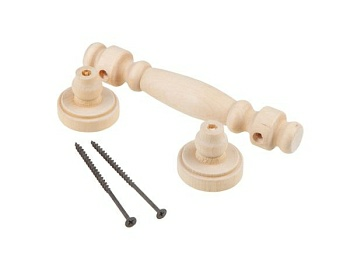 Ручка-скоба 140 мм банная, точёно-резная (Россия)