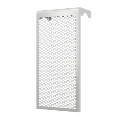 Металлический экран 5-х секционный белый (Беларусь)