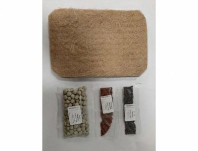 Набор для выращивания микрозелени 3 коврика + Кресс-салат, Пак-чой, Горох (Россия)