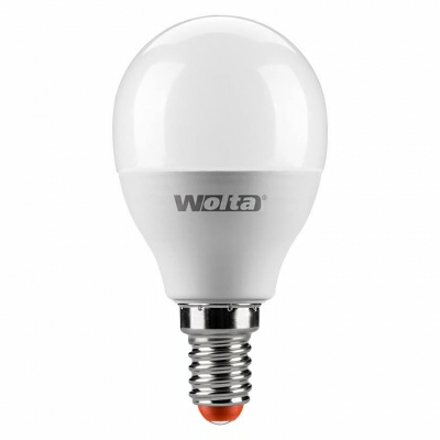 Светодиодная лампа LED LX G45 8Вт Е14 3000К WOLTA (Китай)